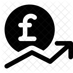 256x256 Trending Icon Of Glyph Style