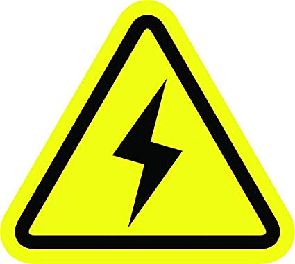 425x381 Simple Yellow Triangle Warning Sign Symbol Cartoon