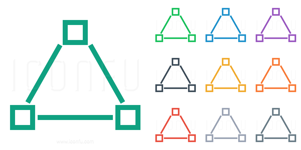 1200x600 Vector Triangle Icon