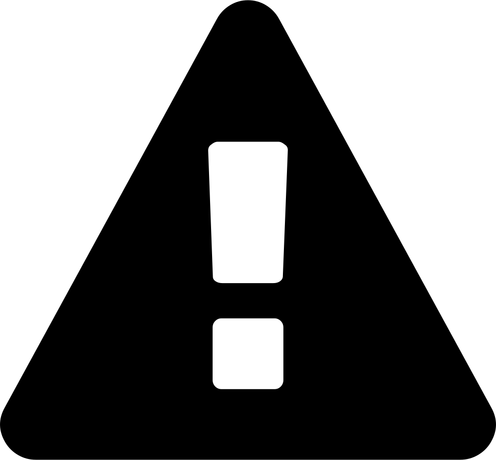 980x910 Exclamation Triangle Png Icon Free Download