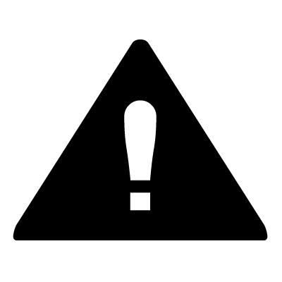 400x400 Exclamation Triangle Icon