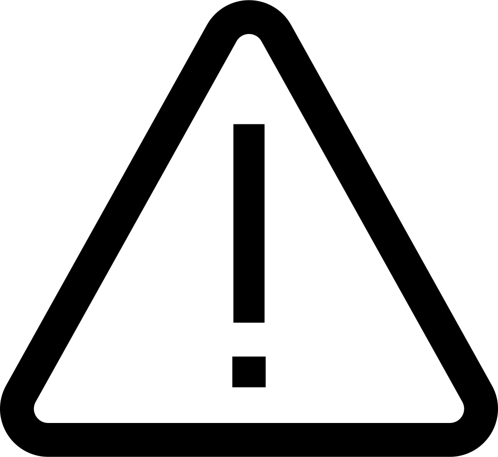 980x900 Warning Triangle Png Icon Free Download