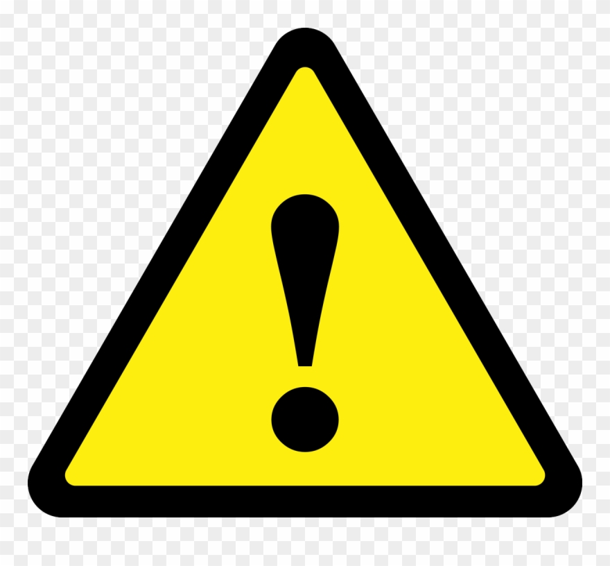 880x816 Caution Triangle Symbol
