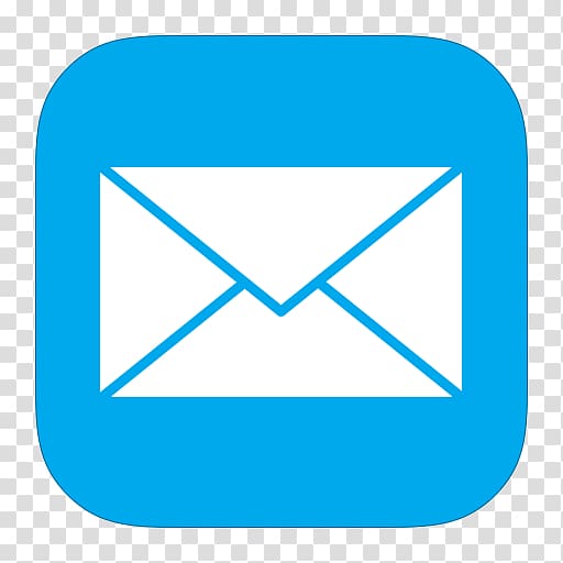 512x512 Blue Triangle Area Text, Metroui Other Mail, Message Icon