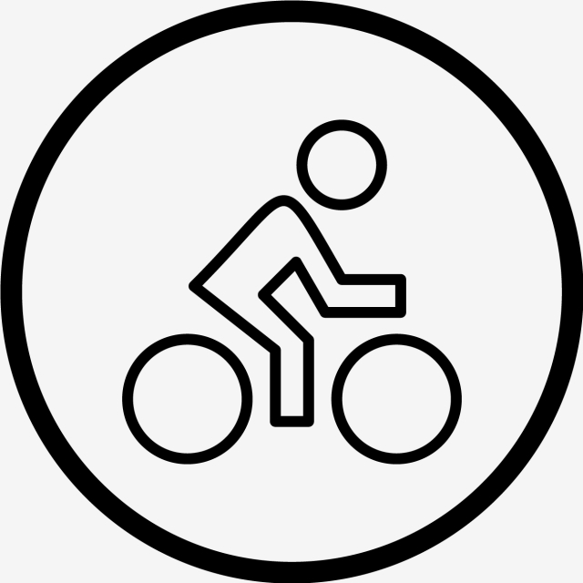 640x640 Vector Cyclist Icon, Triathlon, Cyclist, Cycling Png And Vector