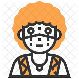 256x256 Tribe Icon Of Colored Outline Style