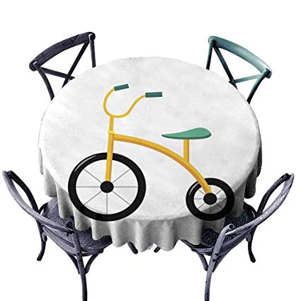 425x425 Starsart Party Table Cloth Tricycle Icon In Cartoon