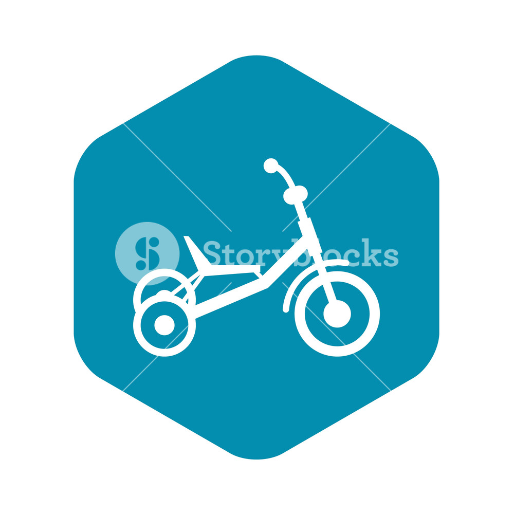 1000x1000 Tricycle Icon In Simple Style Isolated On White Background Royalty