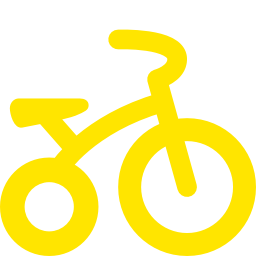 256x256 Free Yellow Tricycle Icon