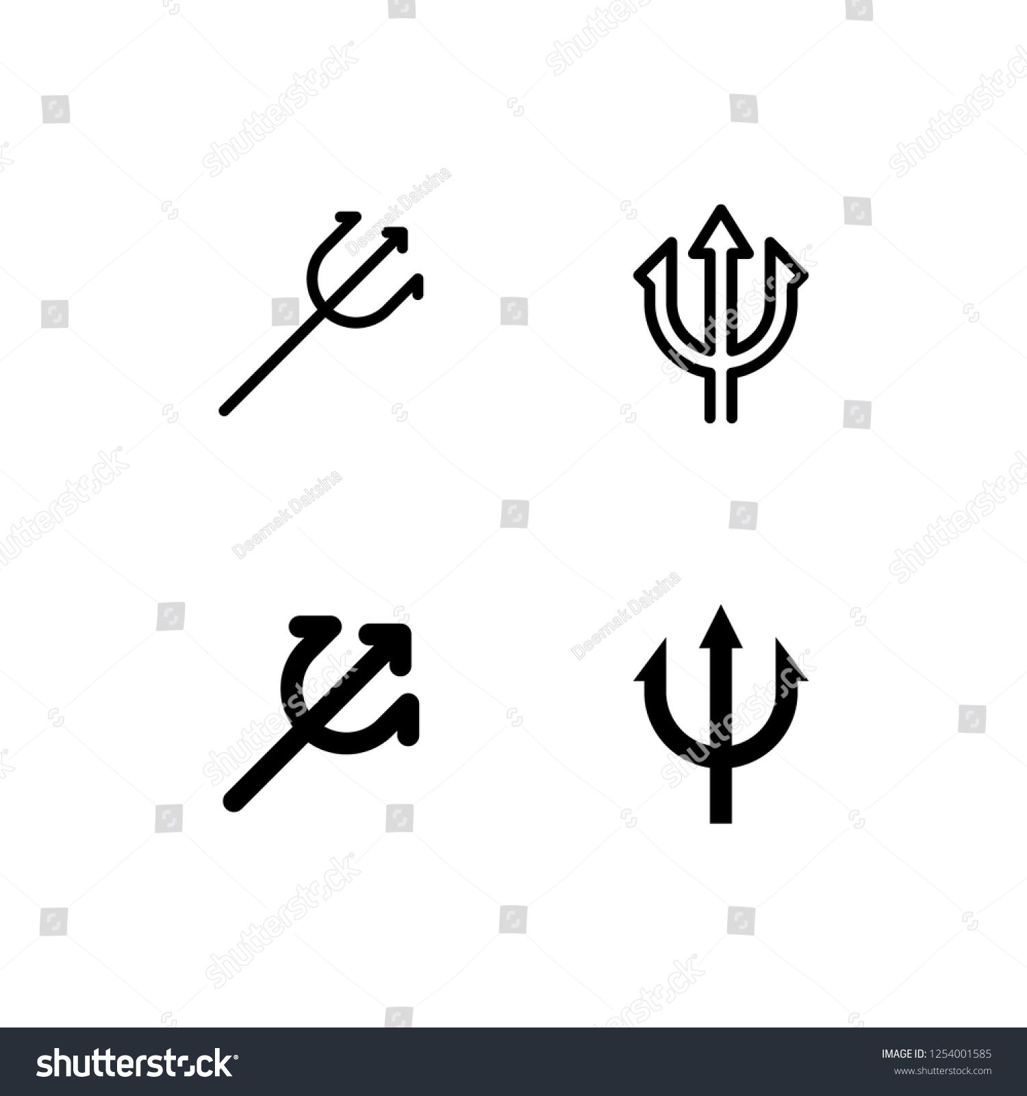 1500x1600 Trident Icon Design Trident, Fork, Poseidon, Spear, Harpoon, Icon