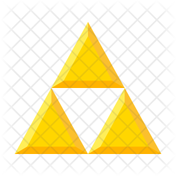 Triforce Icon Of Flat Style 256x256 Triforce Icon Of Flat Style