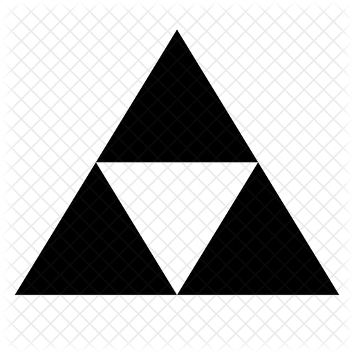 Triforce Icon Of Glyph Style 512x512 Triforce Icon Of Glyph Style