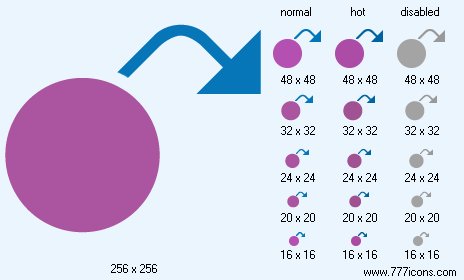 464x280 Trigger Icon Flat Database Icons