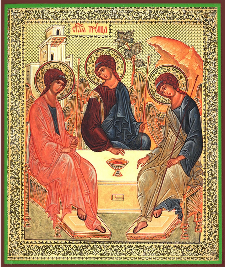 716x850 Old Testament Trinity, Orthodox Icon