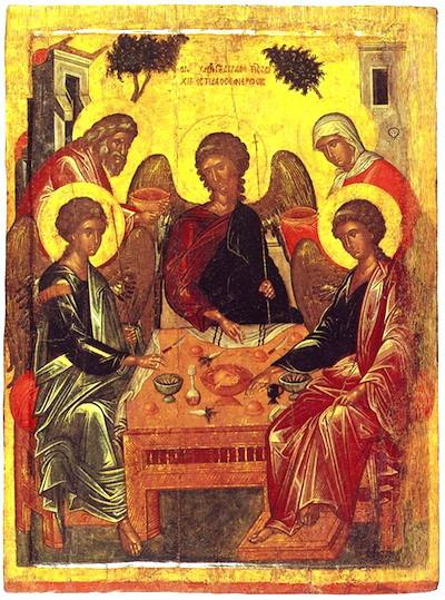 400x539 Greek Orthodox Icon Of Holy Trinity