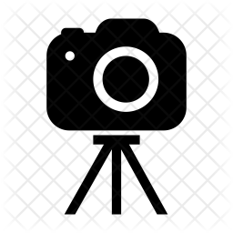 256x256 Tripod Icon Of Glyph Style