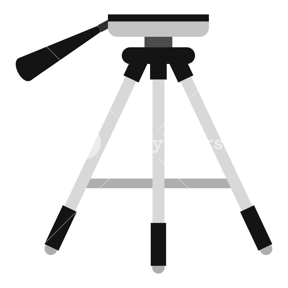 1000x1000 Tripod Icon Flat Illustration Of Tripod Vector Icon For Web