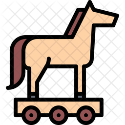256x256 Trojan Icon Of Colored Outline Style
