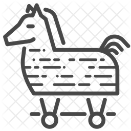 256x256 Trojan Icon Of Line Style