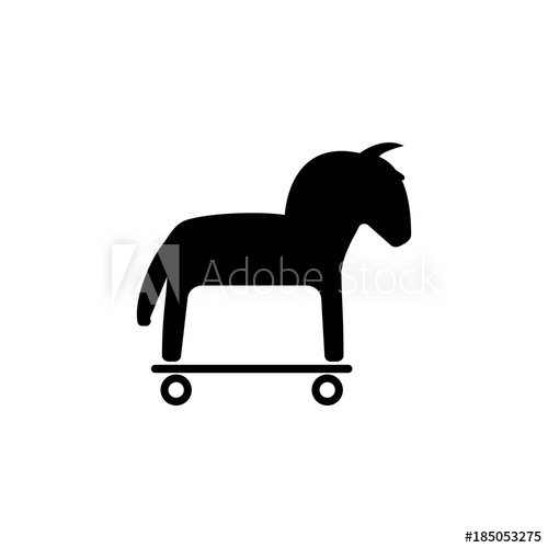 500x500 Security Set Trojan Icon Cyber Security Icon Premium Quality