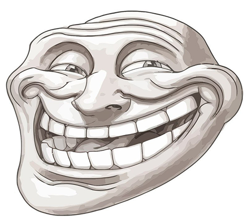 500x450 Troll Face Emoticon Symbols Emoticons