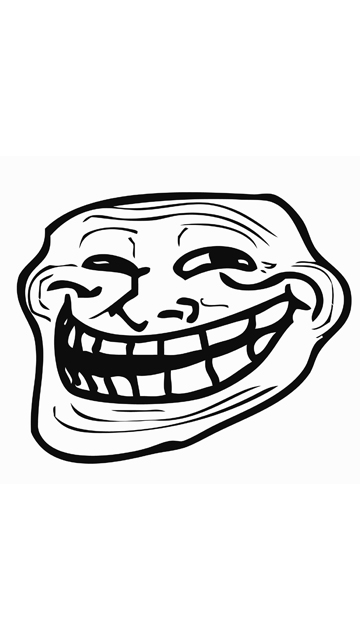 360x640 Troll Face Icon