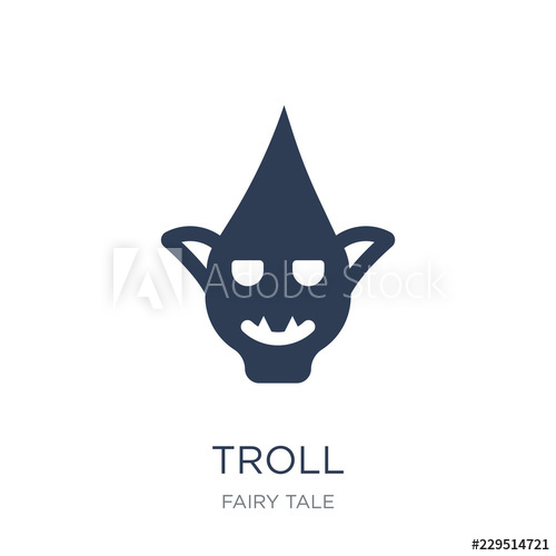 Troll Icon Trendy Flat Vector Troll Icon On White Background 500x500 Troll Icon Trendy Flat Vector Troll Icon On White Background