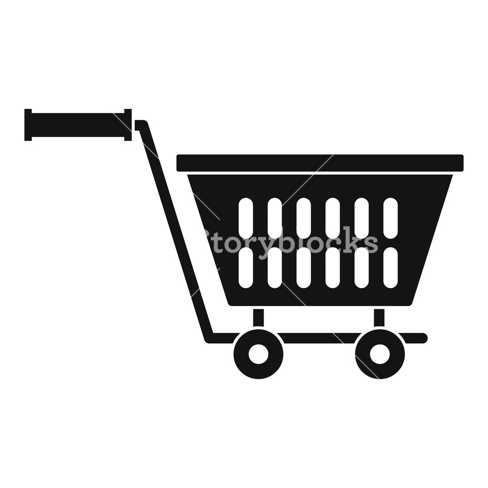 Plastic Shopping Trolley Icon Simple Illustration Of Plastic 1000x1000 Plastic Shopping Trolley Icon Simple Illustration Of Plastic
