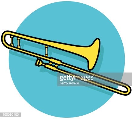 437x393 Trombone Icon Premium Clipart