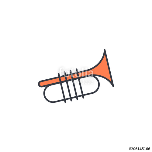 500x500 Trombone Icon Element Of Web Icon With One Color For Mobile