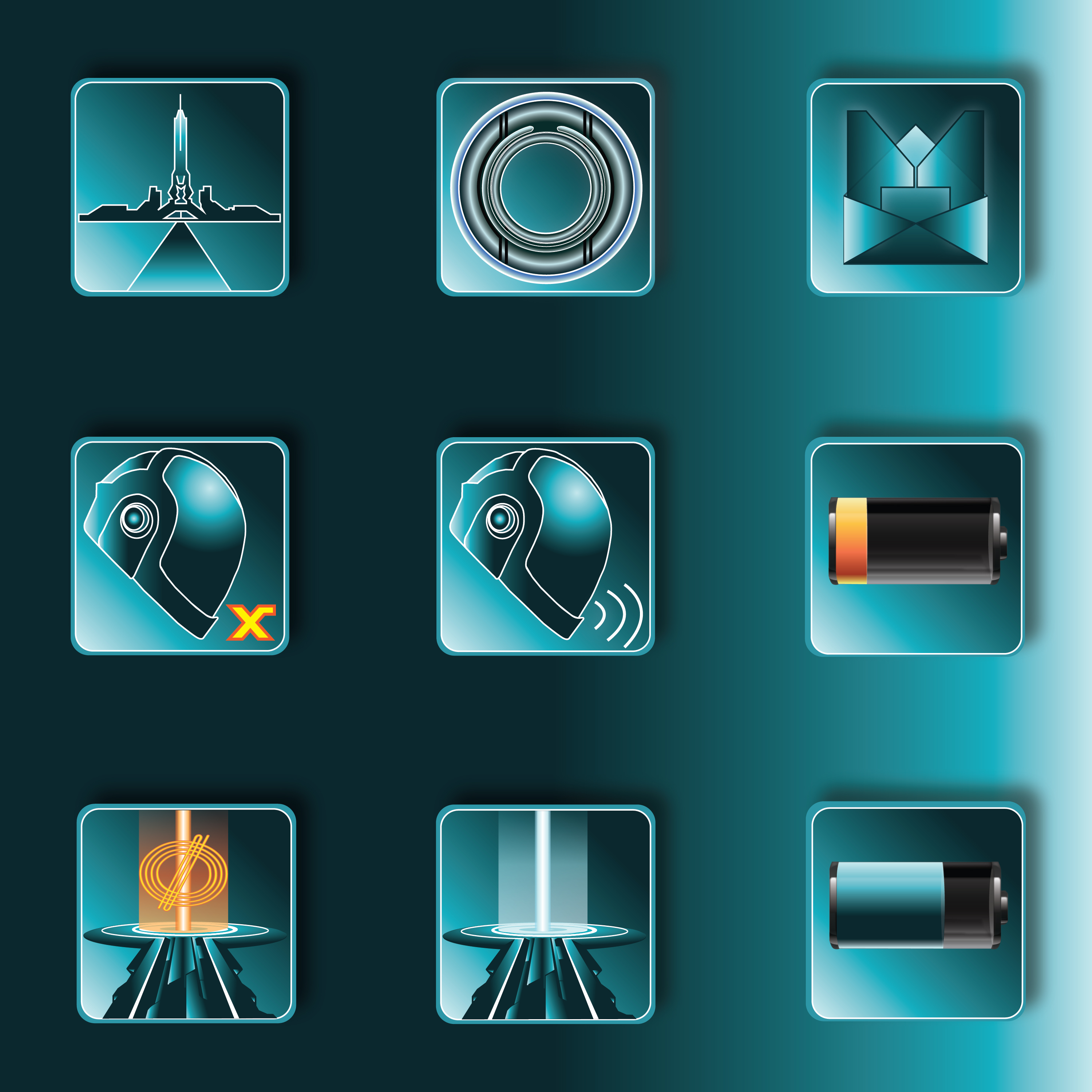Tronlegacy Themed Icon Set The Blog 3000x3000 Tronlegacy Themed Icon Set The Blog