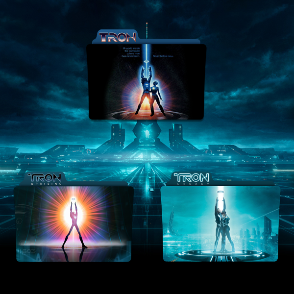Tron Folder Icon Pack 600x600 Tron Folder Icon Pack