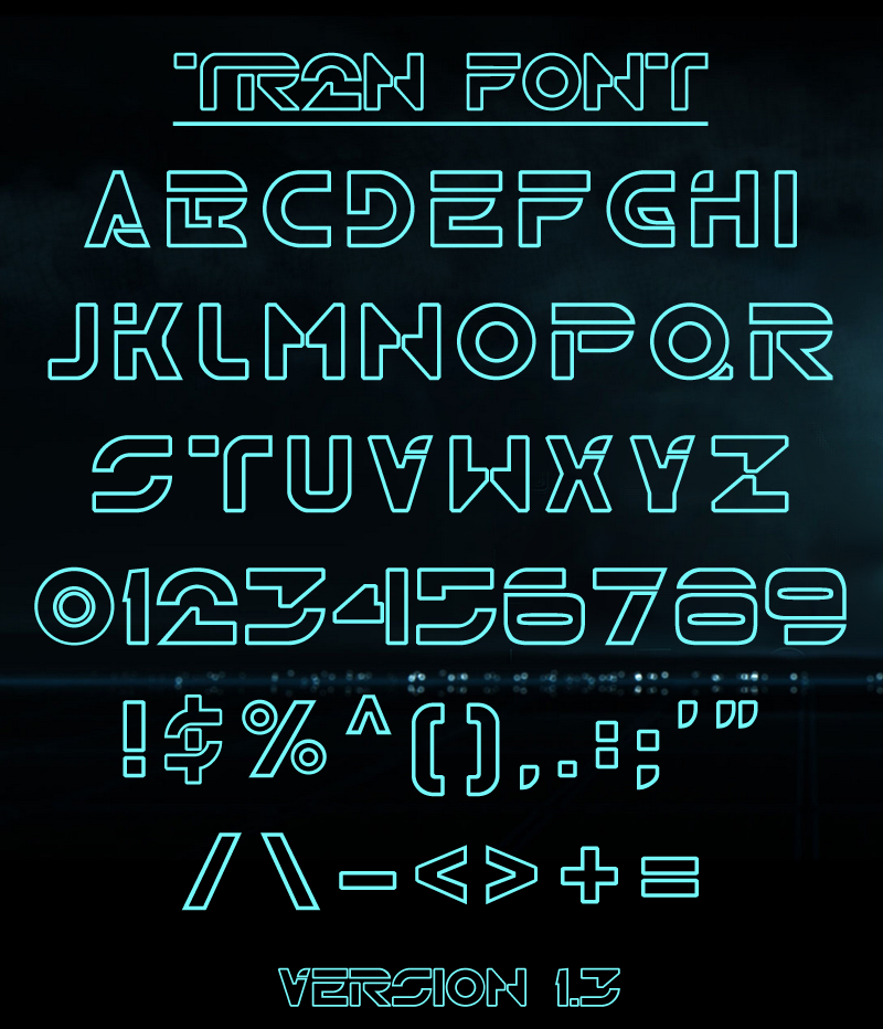 800x932 Tron Font Fontsletters Tron Legacy, Tron Art, Game Font