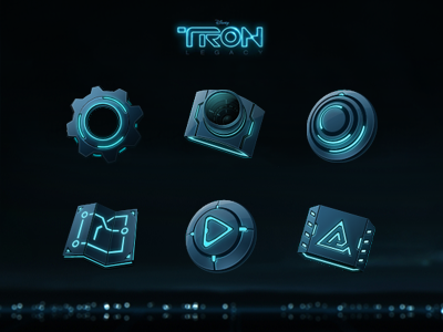 400x300 Tron Icons Tron Vault App Icon, Icon Design, Game Ui Design