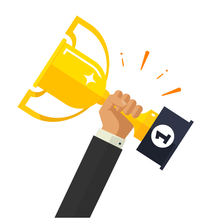 700x700 Hand With Trophy Icon