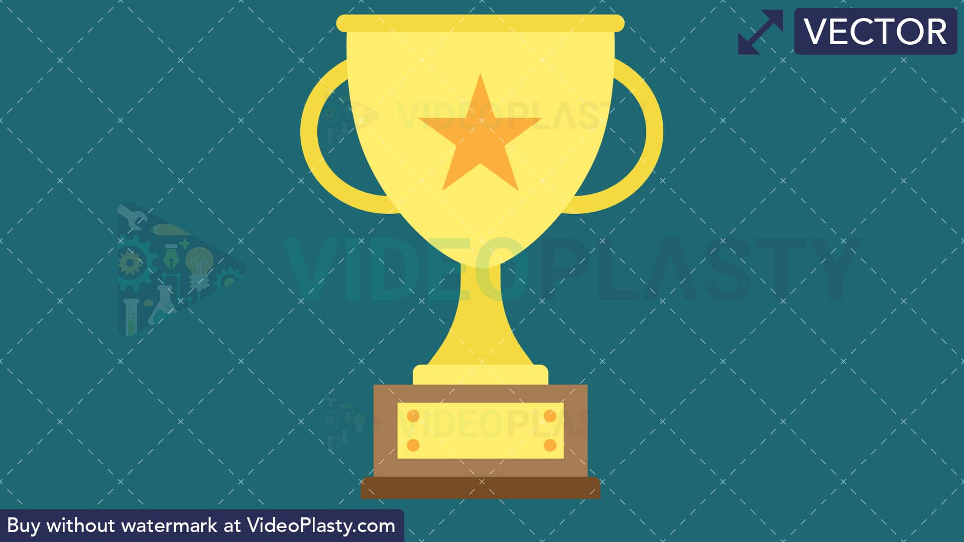 1920x1080 Trophy Flat Icon