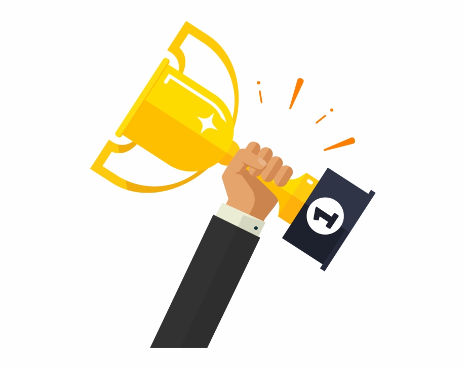 920x728 Hand With Trophy Icon