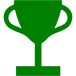 256x256 Green Trophy Icon