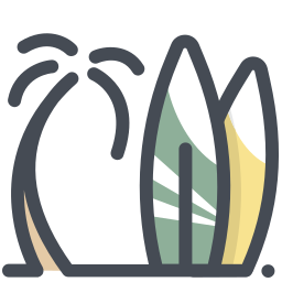 256x256 Tropical Icons