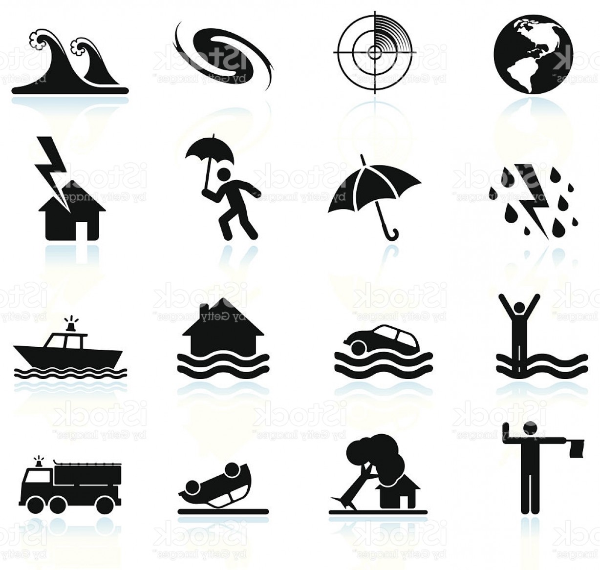 1228x1167 Hurricane And Tropical Storm Black White Vector Icon Set Gm