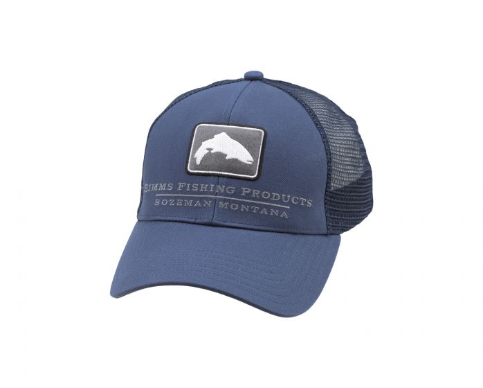 698x560 Small Fit Trout Icon Trucker Hat Simms Fishing Products