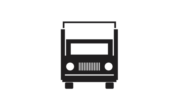 580x348 Truck Icon Logo Graphic