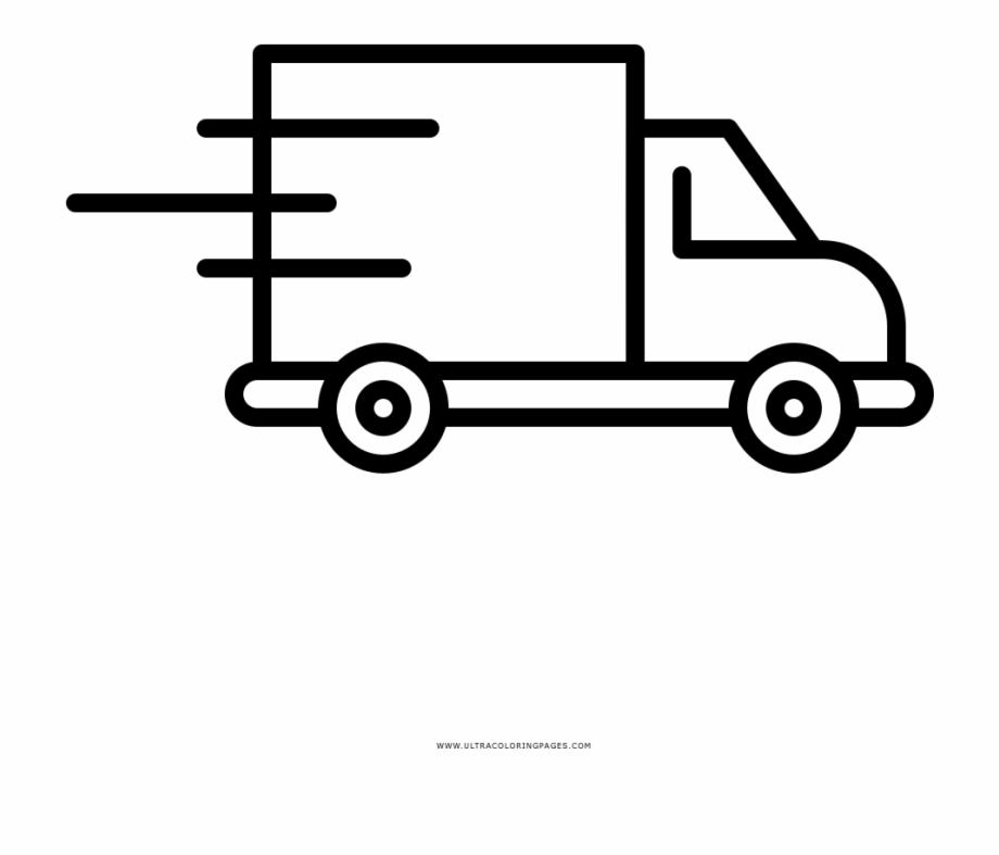 920x787 Delivery Truck Coloring Page