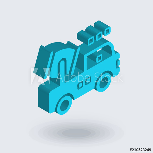 500x500 Trucks Icon Vector Isolated On White Background For Your Web
