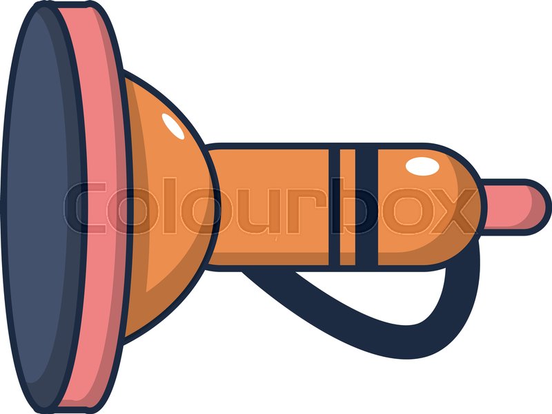 800x601 Cute Toy Trumpet Icon Cartoon Stock Vector Colourbox
