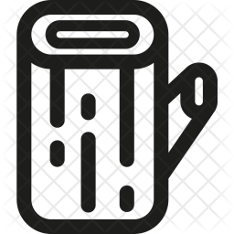 256x256 Trunk Icon Of Line Style