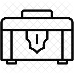 256x256 Chest Trunk Icon Of Line Style