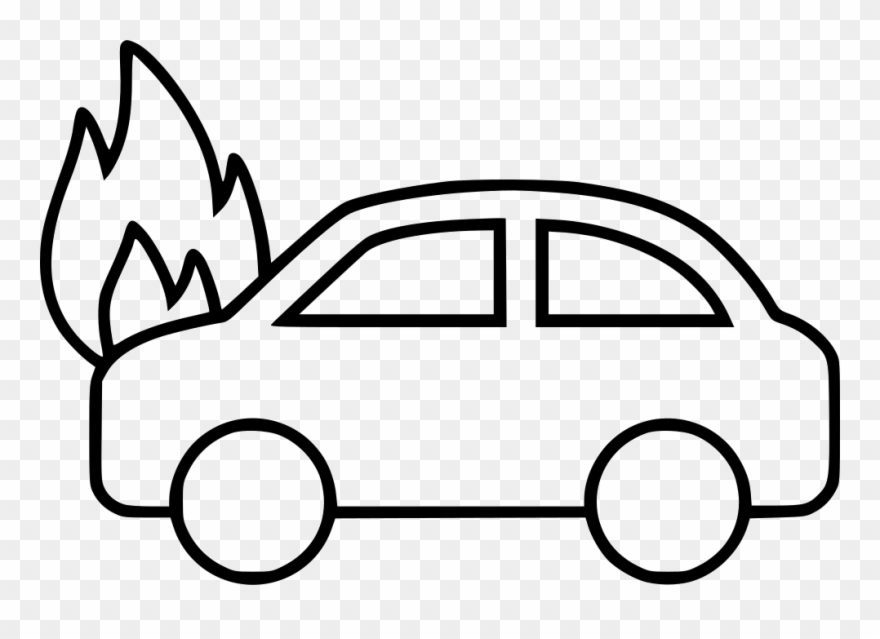 880x639 Fire Drawing Car