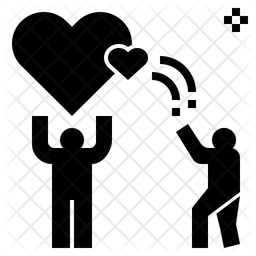 256x256 Trust Icon Of Glyph Style