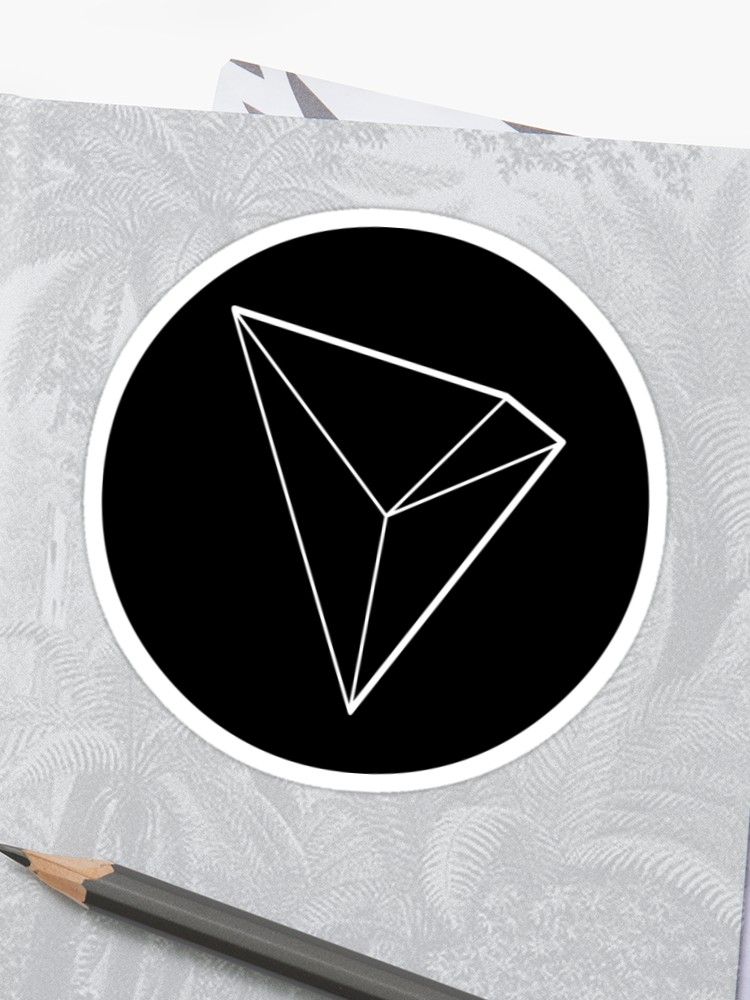 750x1000 Tron Trx Crypto Currency Icon Sticker